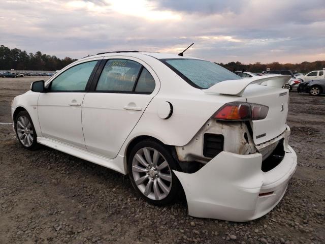 JA32U8FW3AU024082 - 2010 MITSUBISHI LANCER GTS WHITE photo 3