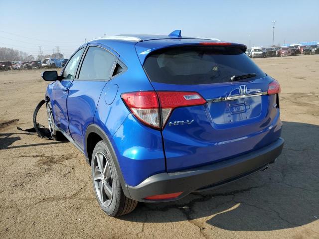 3CZRU6H53NM746018 - 2022 HONDA HR-V EX BLUE photo 3