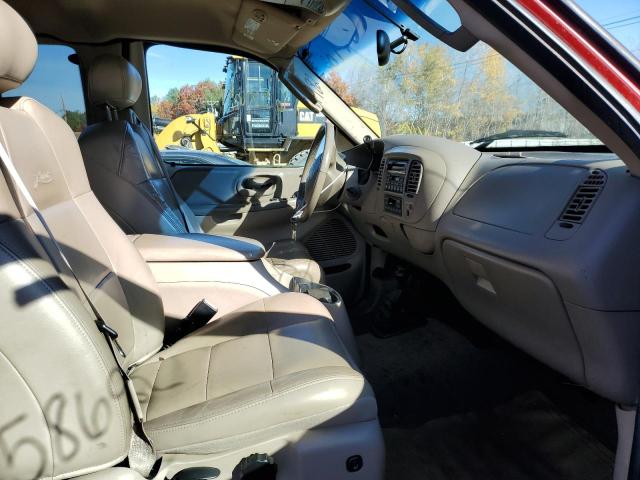 2FTPX18L23CA73110 - 2003 FORD F-150 RED photo 5