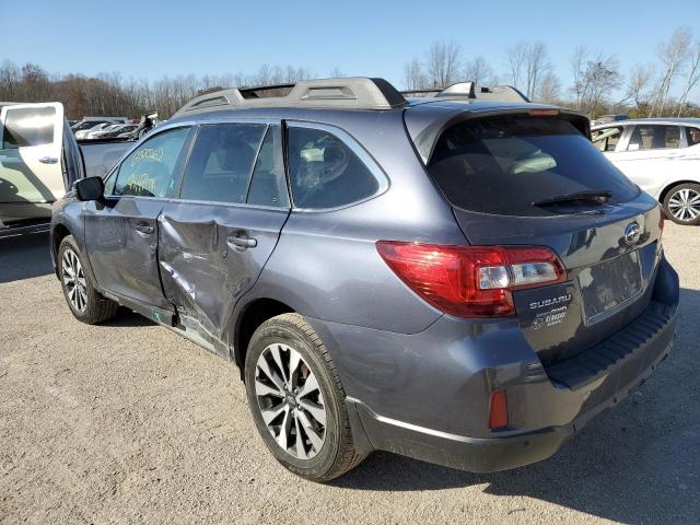 4S4BSENC4H3374393 - 2017 SUBARU OUTBACK 3. GRAY photo 3