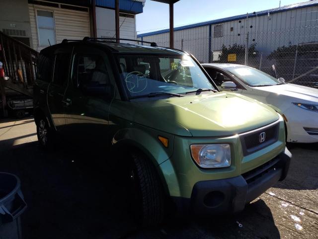 5J6YH28786L006963 - 2006 HONDA ELEMENT GREEN photo 1