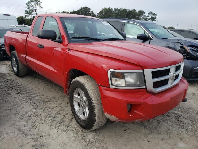 1D7RW3BK2AS225389 - 2010 DODGE DAKOTA SXT RED photo 1