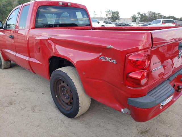 1D7RW3BK2AS225389 - 2010 DODGE DAKOTA SXT RED photo 9