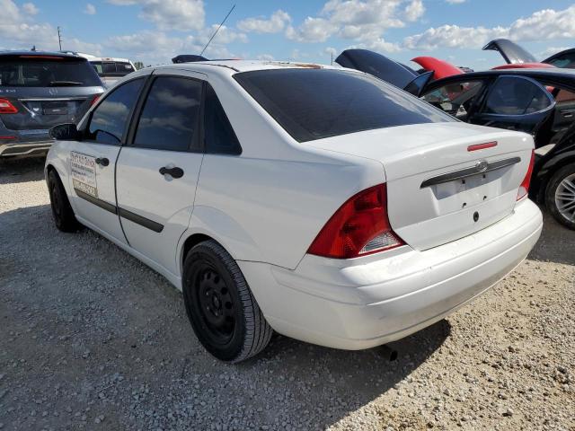 1FAFP33P72W123204 - 2002 FORD FOCUS LX WHITE photo 3