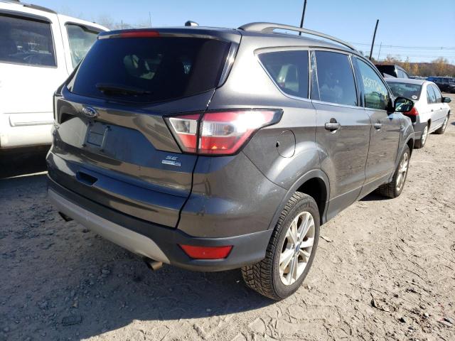 1FMCU9GD3JUC13061 - 2018 FORD ESCAPE SE GRAY photo 4