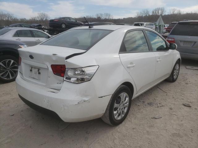 KNAFU4A29D5715175 - 2013 KIA FORTE EX WHITE photo 4