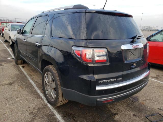 1GKKRSKD8HJ124344 - 2017 GMC ACADIA LIM BLACK photo 3