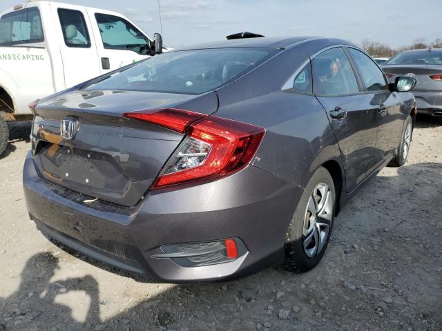 2HGFC2F53JH577412 - 2018 HONDA CIVIC LX GRAY photo 4