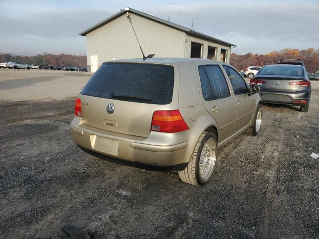 9BWGK61J634068678 - 2003 VOLKSWAGEN GOLF GLS GOLD photo 4