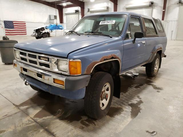 JT4RN62DXG0065315 - 1986 TOYOTA 4RUNNER RN BLUE photo 2