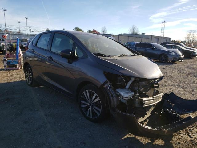 3HGGK5H86FM758660 - 2015 HONDA FIT EX GRAY photo 1