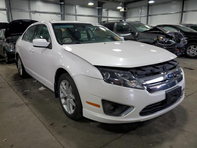 3FAHP0JG7AR342854 - 2010 FORD FUSION SEL WHITE photo 1