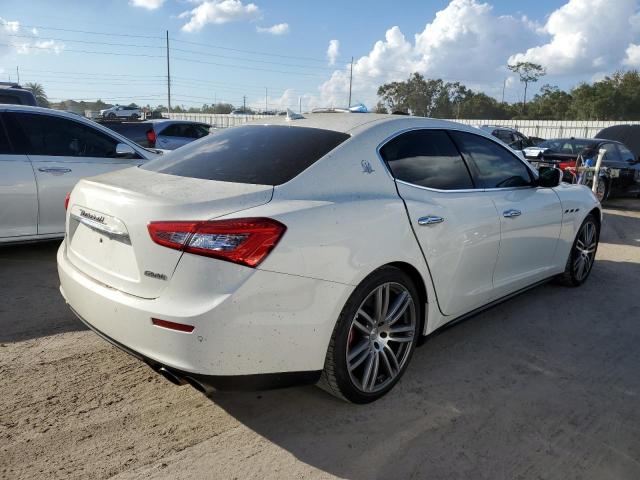 ZAM57RTA1E1122115 - 2014 MASERATI GHIBLI S WHITE photo 4