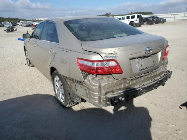 4T1BE46K07U188561 - 2007 TOYOTA CAMRY CE GOLD photo 3