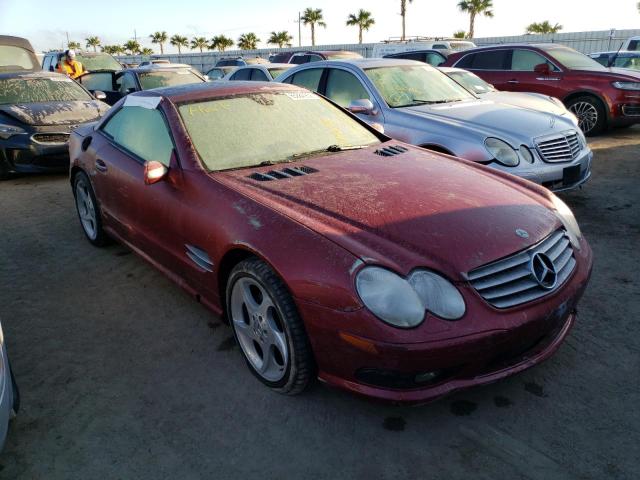 WDBSK75F45F099630 - 2005 MERCEDES-BENZ SL 500 MAROON photo 1