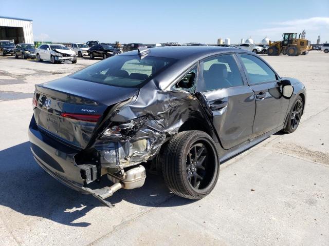 2HGFE2F55NH521679 - 2022 HONDA CIVIC SPOR CHARCOAL photo 4