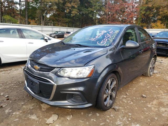 1G1JF5SB1J4****** - 2018 CHEVROLET SONIC PREM CHARCOAL photo 2