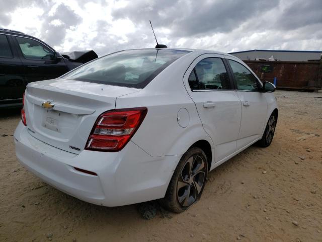 1G1JF5SB6K4****** - 2019 CHEVROLET SONIC PREM WHITE photo 4