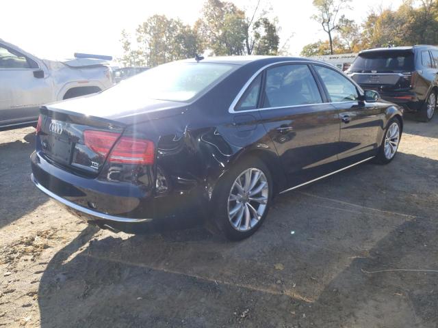 WAURMAFD3EN003350 - 2014 AUDI A8 L TDI Q BLUE photo 4