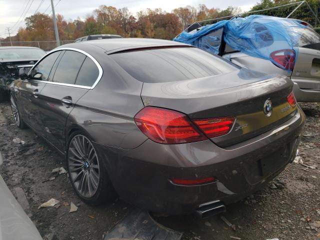 WBA6B4C51DD098423 - 2013 BMW 650 XI BROWN photo 3