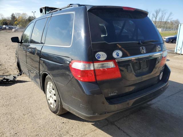 5FNRL38865B016027 - 2005 HONDA ODYSSEY TO BLACK photo 3