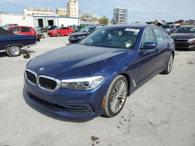 WBAJE5C54KWE66105 - 2019 BMW 540 I BLUE photo 2
