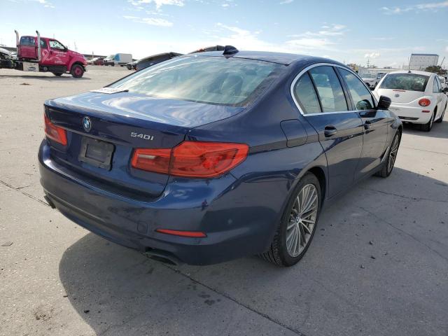 WBAJE5C54KWE66105 - 2019 BMW 540 I BLUE photo 4