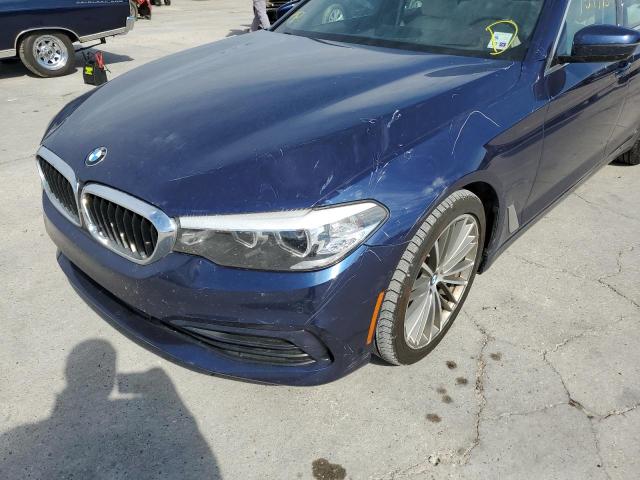 WBAJE5C54KWE66105 - 2019 BMW 540 I BLUE photo 9