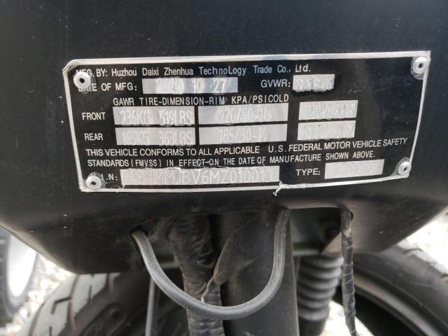 L37MMJBV6MZ010013 - 2021 DAIX SCOOTER BLACK photo 10