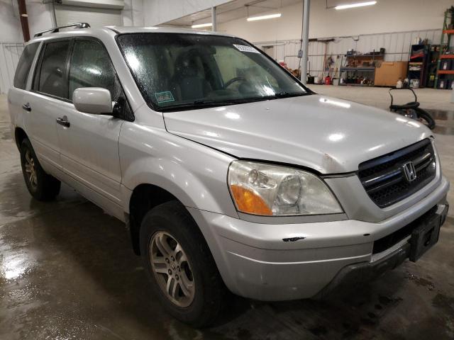 2HKYF18563H611116 - 2003 HONDA PILOT SILVER photo 1