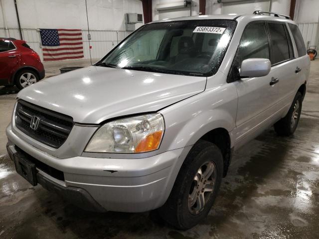 2HKYF18563H611116 - 2003 HONDA PILOT SILVER photo 2