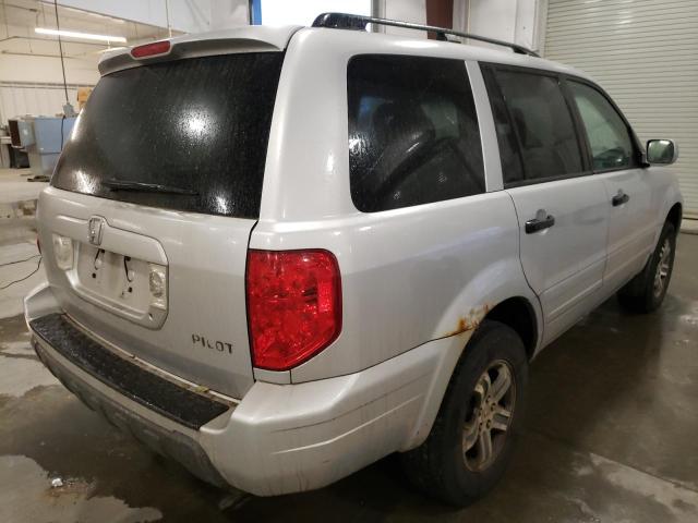 2HKYF18563H611116 - 2003 HONDA PILOT SILVER photo 4