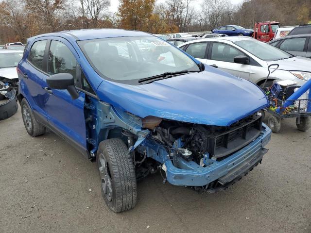 MAJ3S2FEXMC440257 - 2021 FORD ECOSPORT S BLUE photo 1