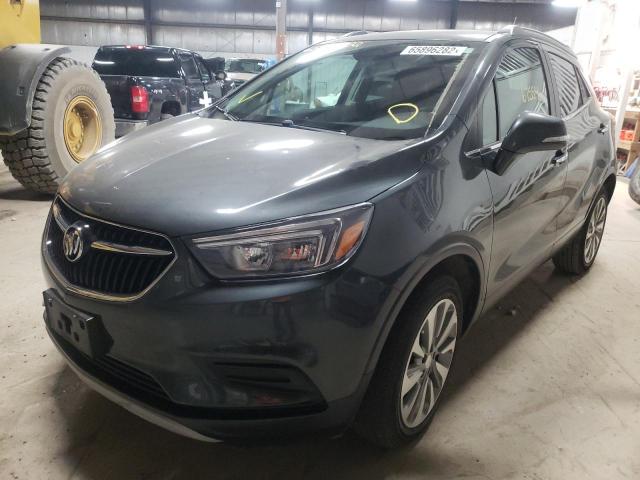 KL4CJASB6JB670179 - 2018 BUICK ENCORE PRE GRAY photo 2