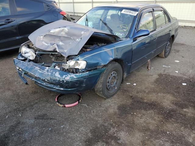 2T1BR18E5WC062772 - 1998 TOYOTA COROLLA GREEN photo 2