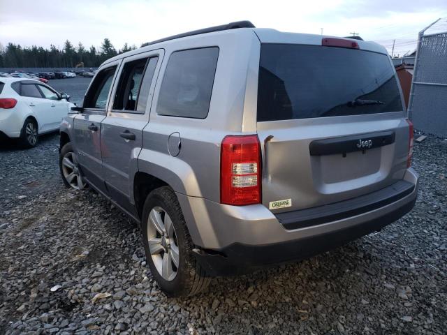 1C4NJPAB8HD200673 - 2017 JEEP PATRIOT SILVER photo 3