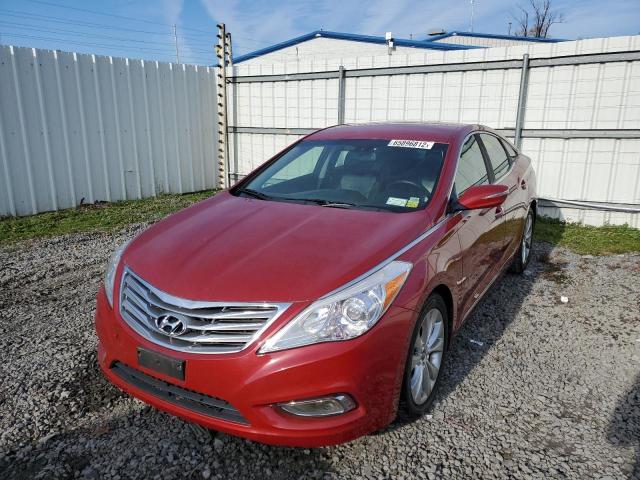 KMHFG4JG4DA240592 - 2013 HYUNDAI AZERA RED photo 2