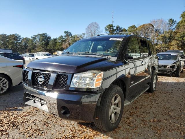 5N1AA08A25N739469 - 2005 NISSAN ARMADA SE BLACK photo 2