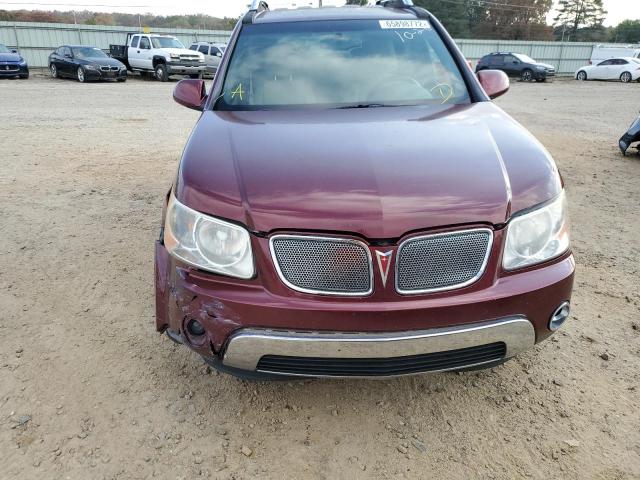 2CKDL43F986325290 - 2008 PONTIAC TORRENT BURGUNDY photo 9