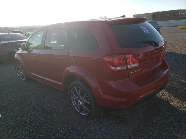 3C4PDCEG4JT473561 - 2018 DODGE JOURNEY GT RED photo 3