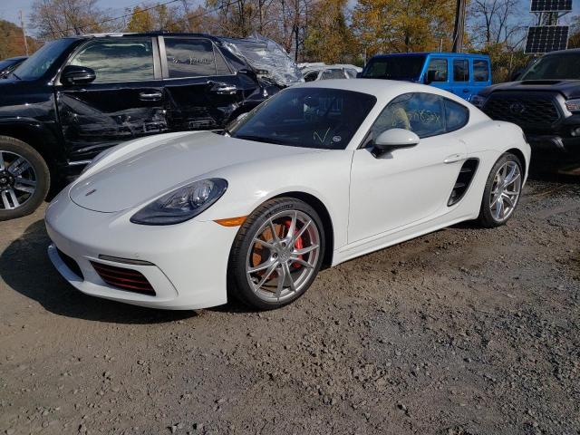 WP0AB2A87JK278737 - 2018 PORSCHE CAYMAN S WHITE photo 2