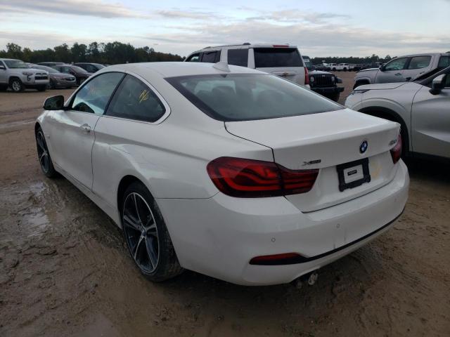 WBA4W5C0XLFH33134 - 2020 BMW 430XI WHITE photo 3