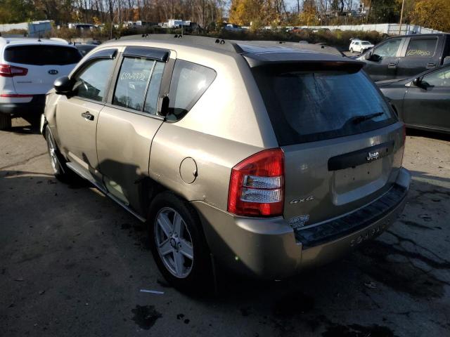 1J8FF47W17D200083 - 2007 JEEP COMPASS GRAY photo 3