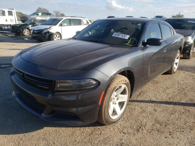 2C3CDXAG0KH564496 - 2019 DODGE CHARGER PO BLACK photo 9