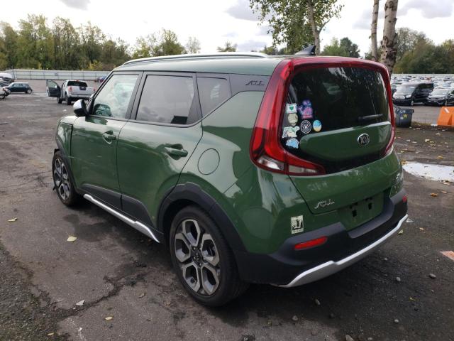 KNDJ23AUXL7107764 - 2020 KIA SOUL LX GREEN photo 3