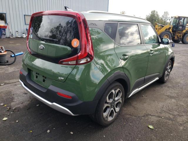 KNDJ23AUXL7107764 - 2020 KIA SOUL LX GREEN photo 4