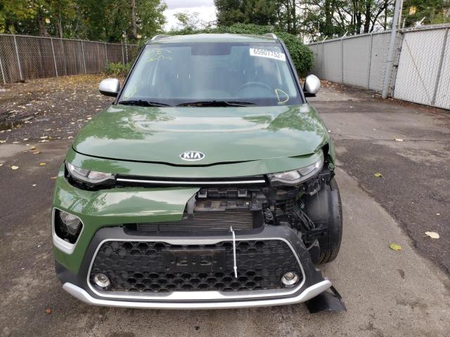 KNDJ23AUXL7107764 - 2020 KIA SOUL LX GREEN photo 9