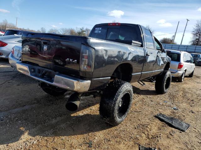 3D7KS28C27G748483 - 2007 DODGE RAM 2500 S BLACK photo 3