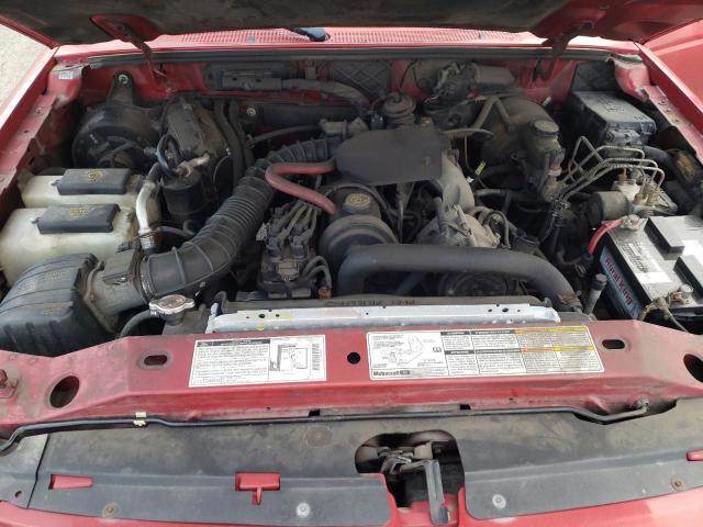 1FTYR10C21TA14670 - 2001 FORD RANGER RED photo 7