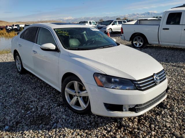 1VWBP7A30CC004166 - 2012 VOLKSWAGEN PASSAT SE WHITE photo 1